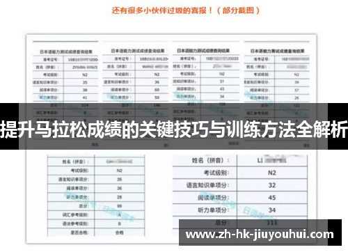 提升马拉松成绩的关键技巧与训练方法全解析